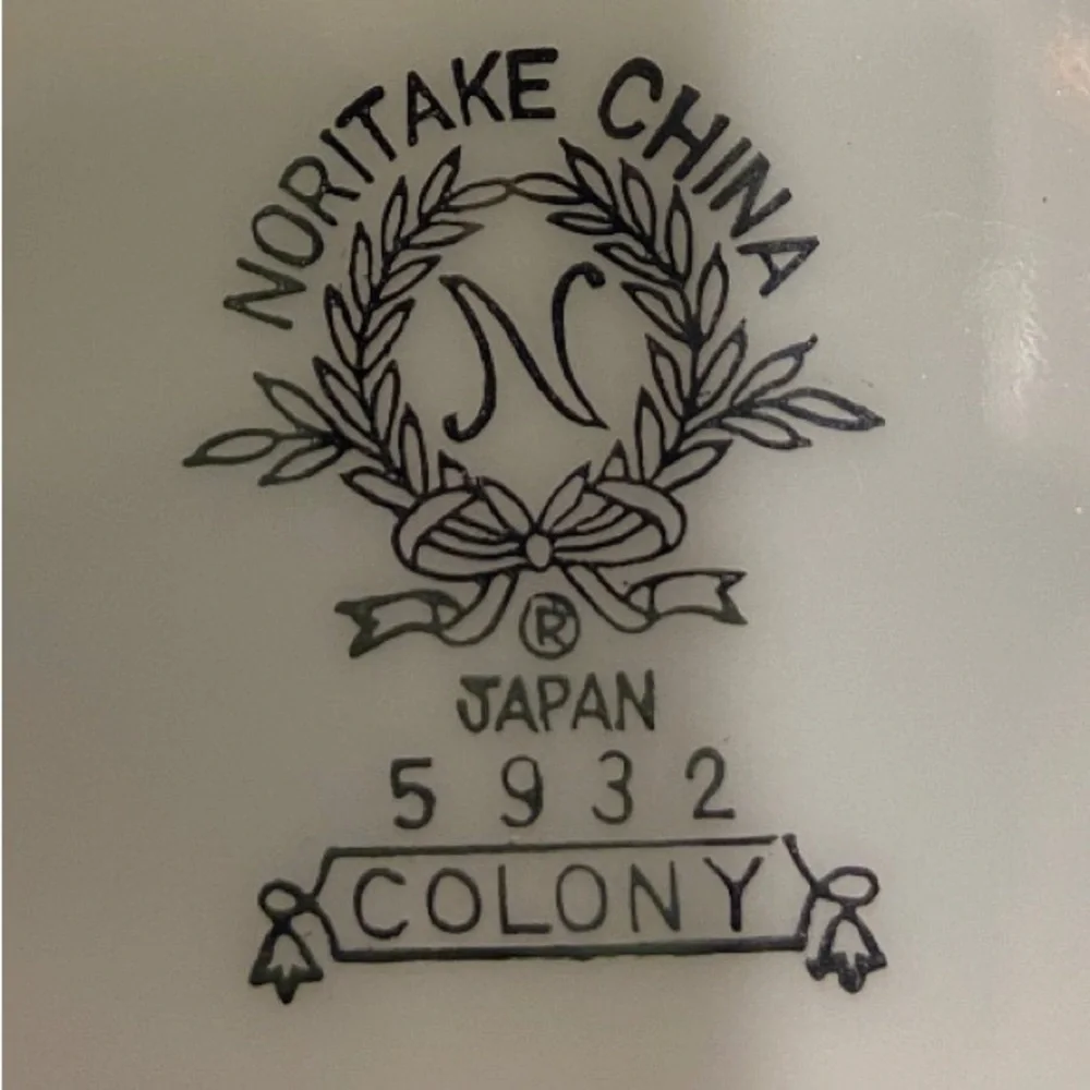Noritake Cream and Silver Rim Bowl